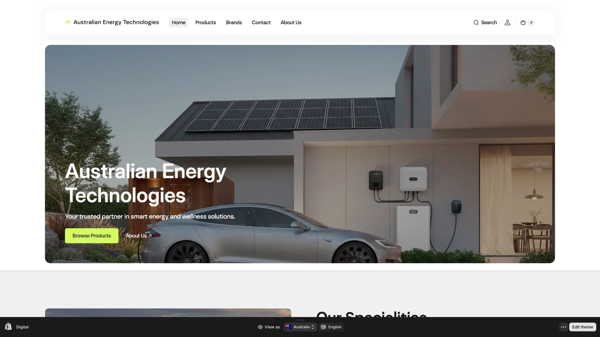 Australian Energy Technologies screenshot